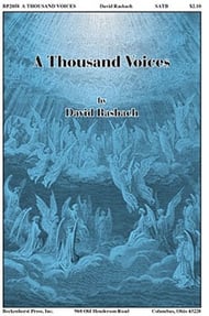 A Thousand Voices SATB choral sheet music cover Thumbnail